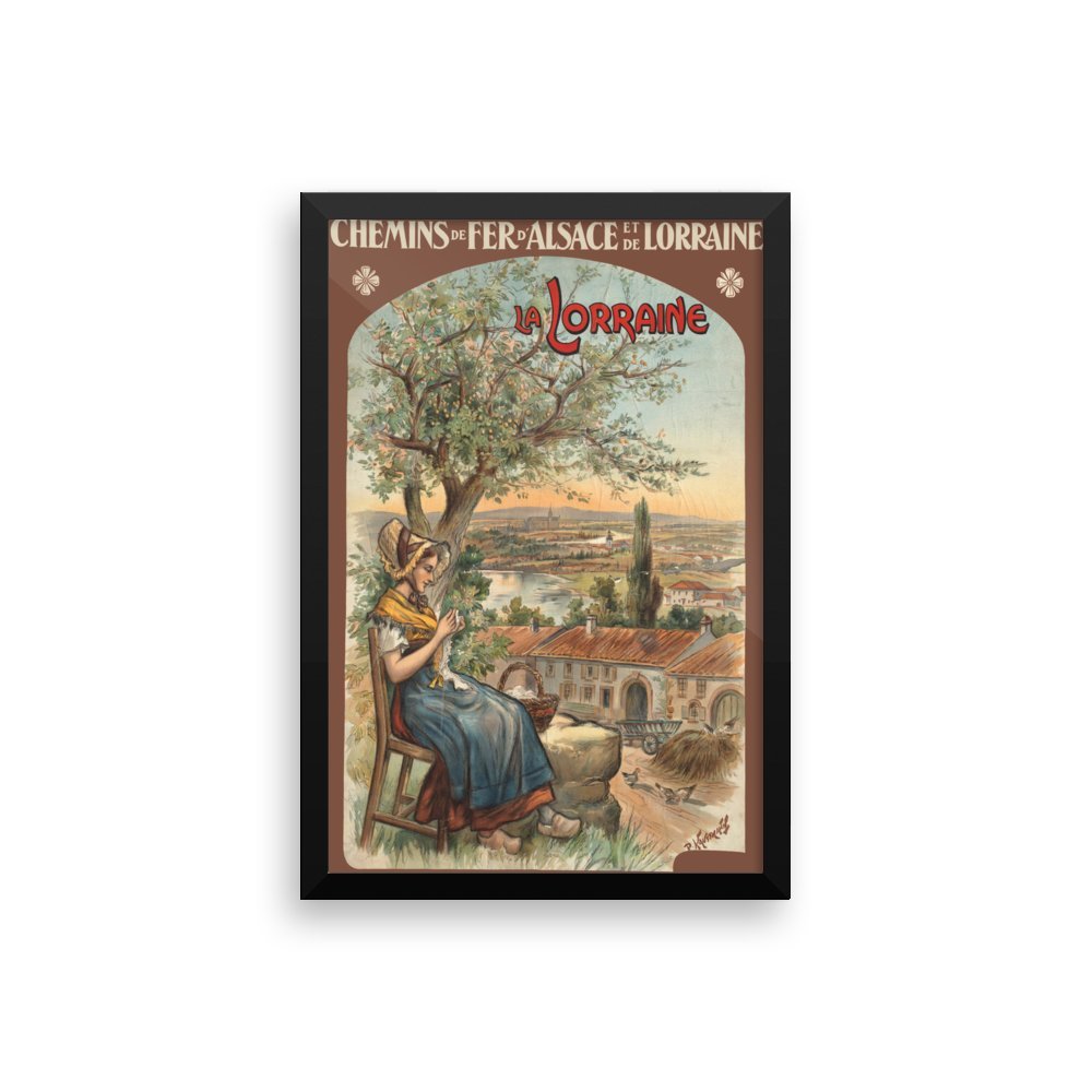 Amazon.co.jp: ヴィンテージポスター – フランス0938 – プレミアム光沢